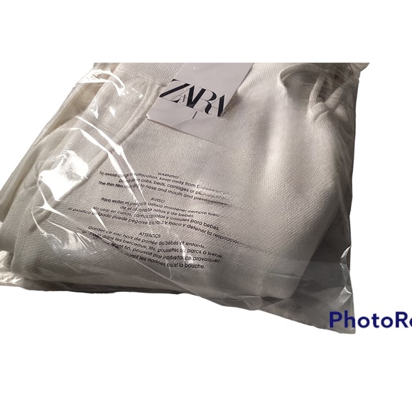 ZARA Sports Wear, Cream Pants, Pockets, Drawstring Sexy Sports Wear - Picture 2 of 6